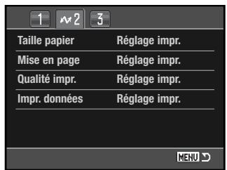 MINOLTA DYNAX 5D - Navigation dans le MENU PictBridge - 7