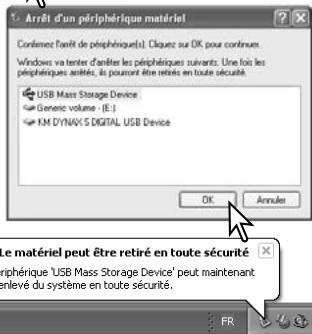 MINOLTA DYNAX 5D - Retirer le périphérique en toute sécurité - 3