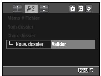 MINOLTA DYNAX 5D - Creation d'un nouveau dossier - 1