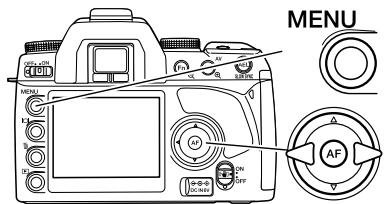 MINOLTA DYNAX 5D - Navigation dans le MENU enregistrement - 1