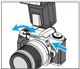 MINOLTA MAXXUM 5 - Contrôle d'un flash accessoire - 1