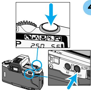 MINOLTA MAXXUM 5 - Tout en maintenant la pression sur la touche spot/mémorisation, recadrer la scène. - 1