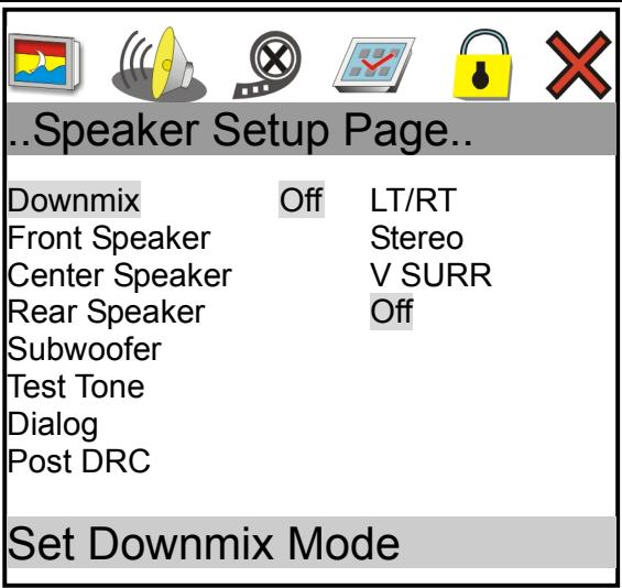 SCOTT DVX-I880 - -- Page de configuration audio-- - 2