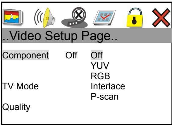 SCOTT DVX-I880 - Page de Configuration video - 1