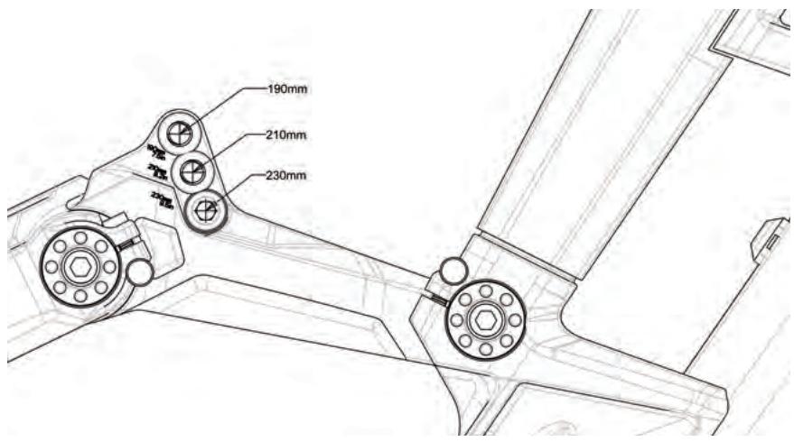 SCOTT GAMBLER - options de débattement pour la roue arrière - 1