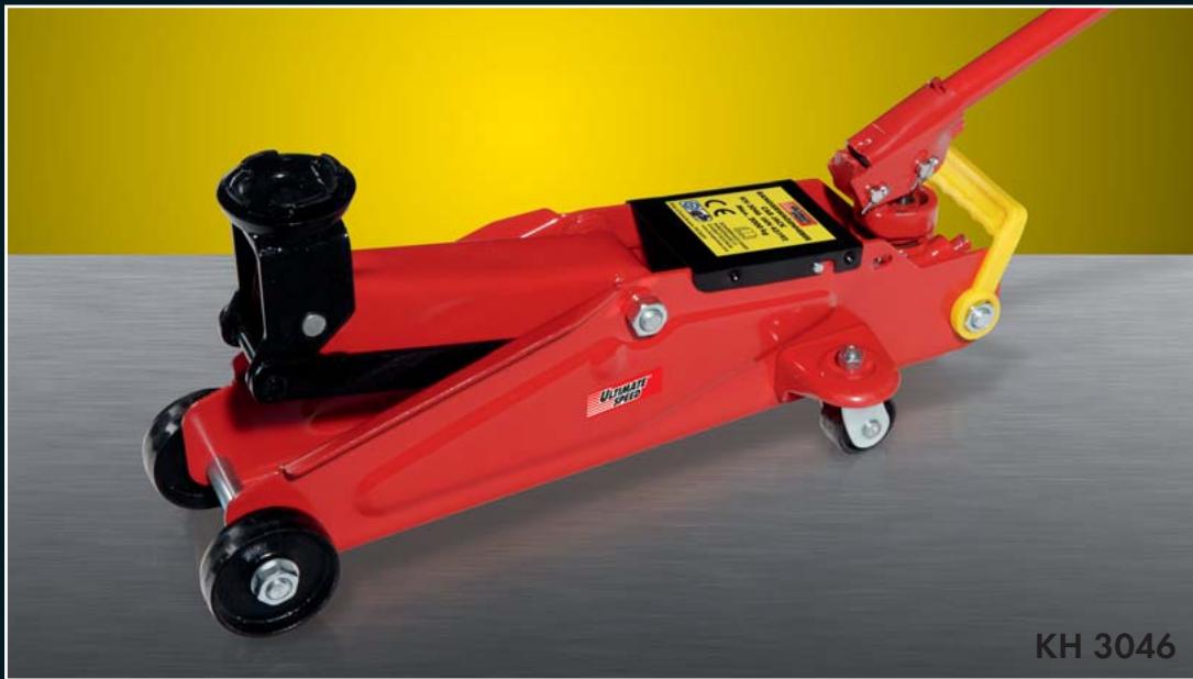 ULTIMATE SPEED KH 3046 HYDRAULIC TROLLEY JACK - HYDRAULISCHERRANGIERWAGENHEBER - 1