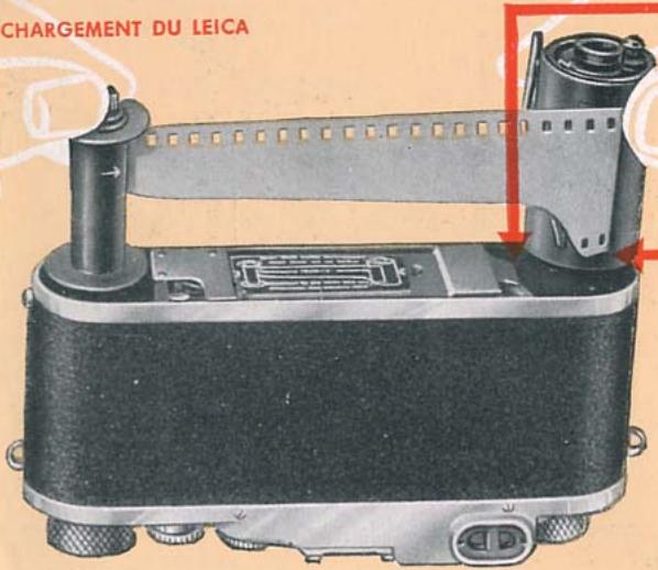 LEICA IIIC - LE CHARGEMENT DU LEICA - 2