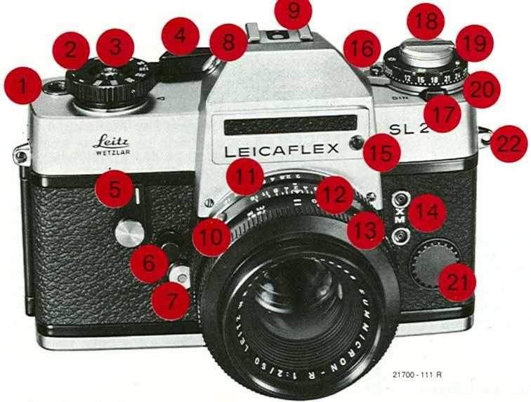 LEICA FLEX SL 2 - Accessoires pour le leicaflex SL 2 - 1