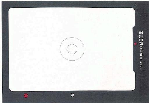 LEICA R4S - Affichages dans le viseur - 2