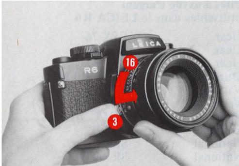 LEICA R6 - Instructions pour la conservation et l'utilisation des piles: - 2