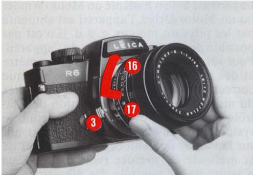 LEICA R6 - Instructions pour la conservation et l'utilisation des piles: - 1
