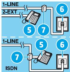 HP OFFICEJET 3830 - If additional devices are connected to the phone line - 6