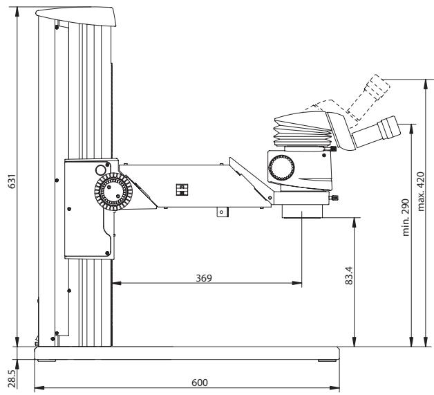 LEICA XL UNIVERSAL BASE - Dimensions - 2