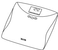 TANITA HD 332 - Báscula digital – HD-332, con pila de litio - 1