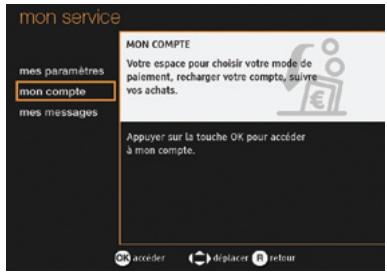 ORANGE GUIDE D UTILISATION DE LA TV NUMERIQUE - mes paramètres : - 1
