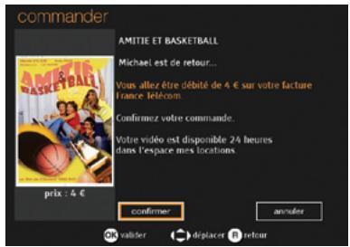 ORANGE GUIDE D UTILISATION DE LA TV NUMERIQUE - commander une video à la carte - 1
