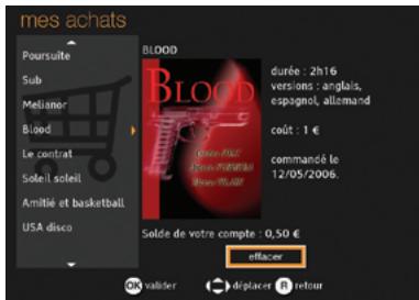 ORANGE GUIDE D UTILISATION DE LA TV NUMERIQUE - consulter l'historique de vos achats - 1