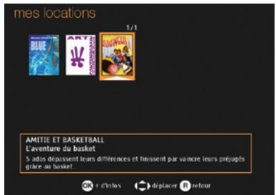 ORANGE GUIDE D UTILISATION DE LA TV NUMERIQUE - revoir une video dans mes locations - 2