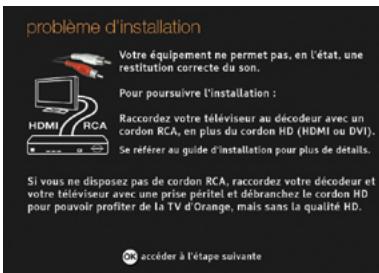 ORANGE GUIDE D UTILISATION DE LA TV NUMERIQUE - paramétrr la Haute Définition (suite) - 1