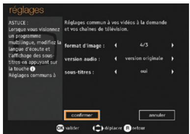 ORANGE GUIDE D UTILISATION DE LA TV NUMERIQUE - personnaliser vos réglages TV - 1
