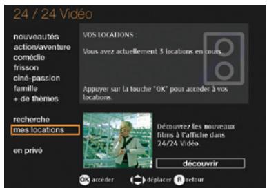 ORANGE GUIDE D UTILISATION DE LA TV NUMERIQUE - revoir une video dans mes locations - 1