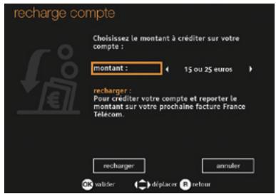 ORANGE GUIDE D UTILISATION DE LA TV NUMERIQUE - recharger votre compte prépayé - 1