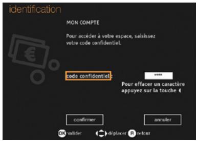 ORANGE GUIDE D UTILISATION DE LA TV NUMERIQUE - acceder à la rubrique mon compte - 1