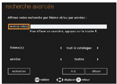 ORANGE GUIDE D UTILISATION DE LA TV NUMERIQUE - recherche une video - 2