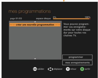 ORANGE GUIDE TIME CONTROL HD - programmer un enregistrement - 3