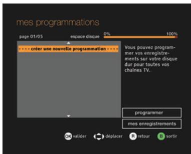 ORANGE GUIDE TIME CONTROL HD - modifier ou supprimer une programmation - 1