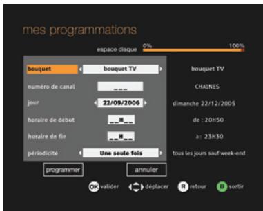 ORANGE GUIDE TIME CONTROL HD - programmer un enregistrement (suite) - 1