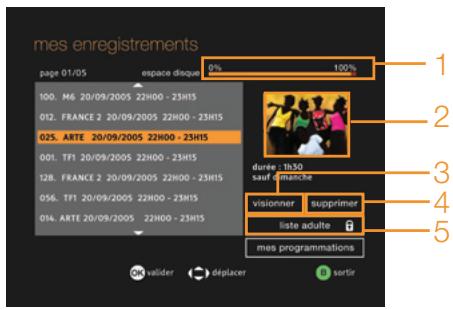 ORANGE GUIDE TIME CONTROL HD - accédez à mes enregistrements - 2