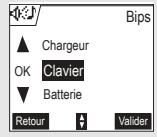 ORANGE D70V - Activer ou désactiver les bips - 2
