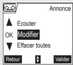 ORANGE D70V - Enregistrer une annonce personnelle - 2