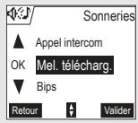 ORANGE D70V - Supprimer une mélodie téléchargée - 1