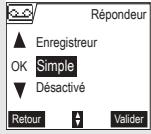 ORANGE D70V - Mise en route / arrêt du répondeur - 5