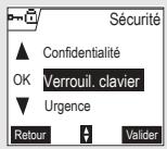 ORANGE D70V - Verrouiller / déverrouiller le clavier - 2