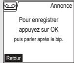 ORANGE D70V - Enregistrer une annonce personnelle - 3
