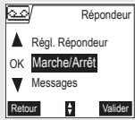 ORANGE D70V - Mise en route / arrêt du répondeur - 3