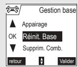 ORANGE D70V - RÉGLAGES AVANCÉS / GESTION DE LA BASE - 2