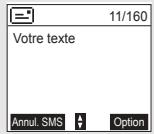 ORANGE D70V - Ecrire le message - 2