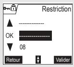 ORANGE D70V - Créer, modifier ou supprimer un préfixe interdit - 2