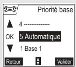 ORANGE D70V - Modifier la priorité de la base - 3