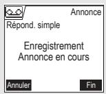 ORANGE D70V - Enregistrer une conversation (modèle avec répondeur) - 2