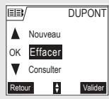 ORANGE D70V - Effacer une fiche - 3