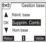 ORANGE D70V - RÉGLAGES AVANCÉS / GESTION DE LA BASE - 3