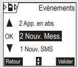 ORANGE D70V - Consulter le journal des événements - 3