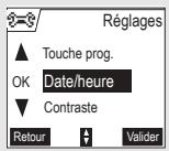 ORANGE D70V - Modifier la date et l'heure - 2