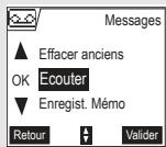 ORANGE D70V - Ecoute des messages à partir du combiné - 2