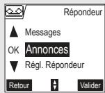 ORANGE D70V - Enregistrer une annonce personnelle - 1